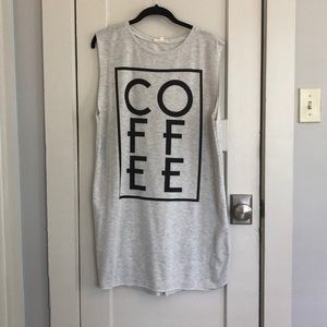 COFFEE shift dress